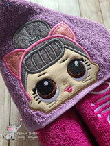 Baby Doll - Kitty Queen Doll Hooded Towel