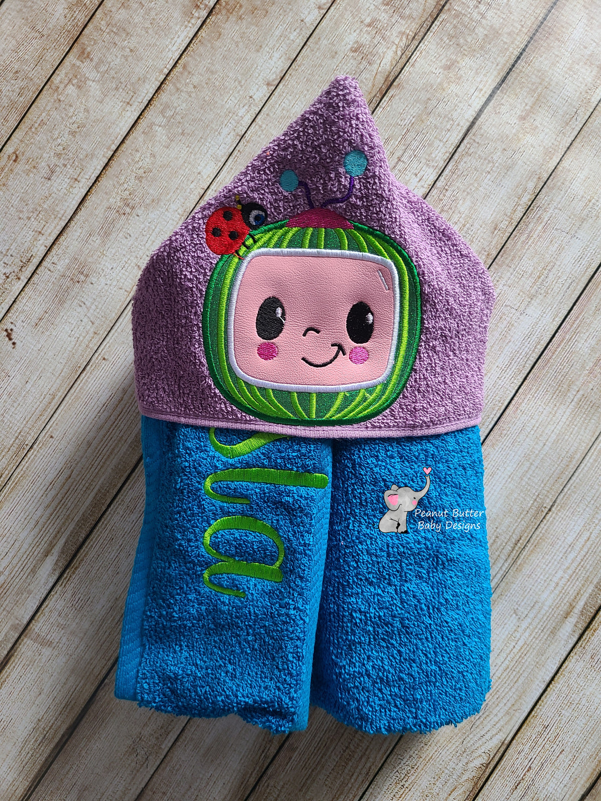 Coco Melon Hooded Towel