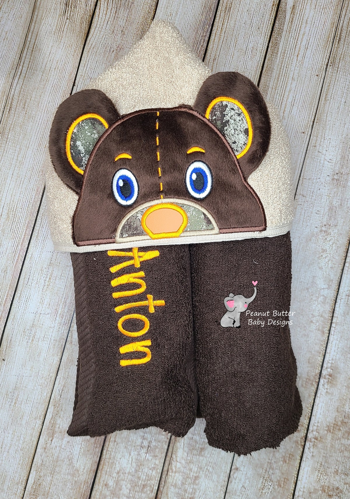 Bear Hooded Towel