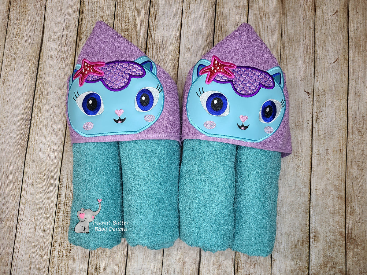 Gabby's Dollhouse - Mercat Hooded Towel