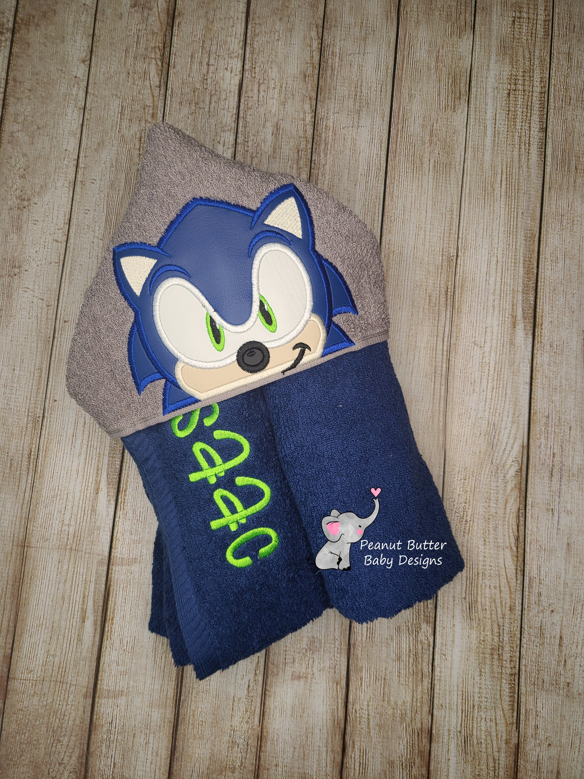 Gamer Hedgehog Hooded Towel