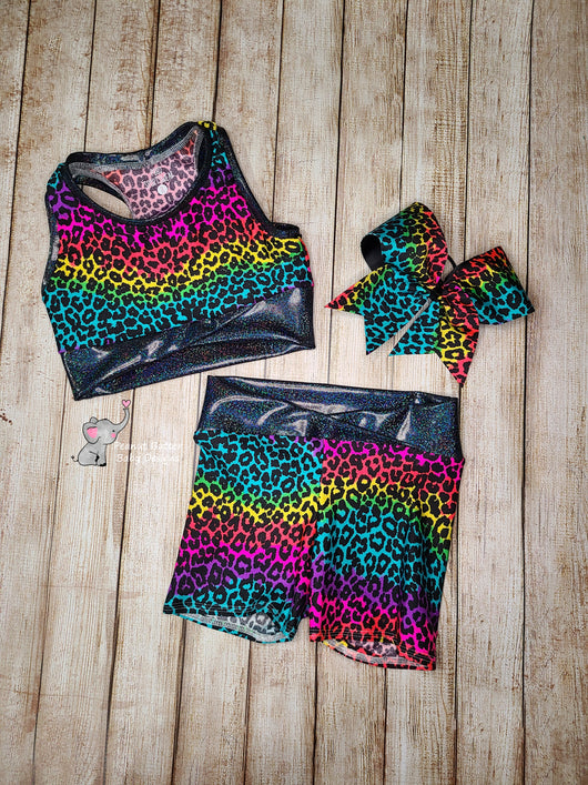 Rainbow Cheetah Athleticwear