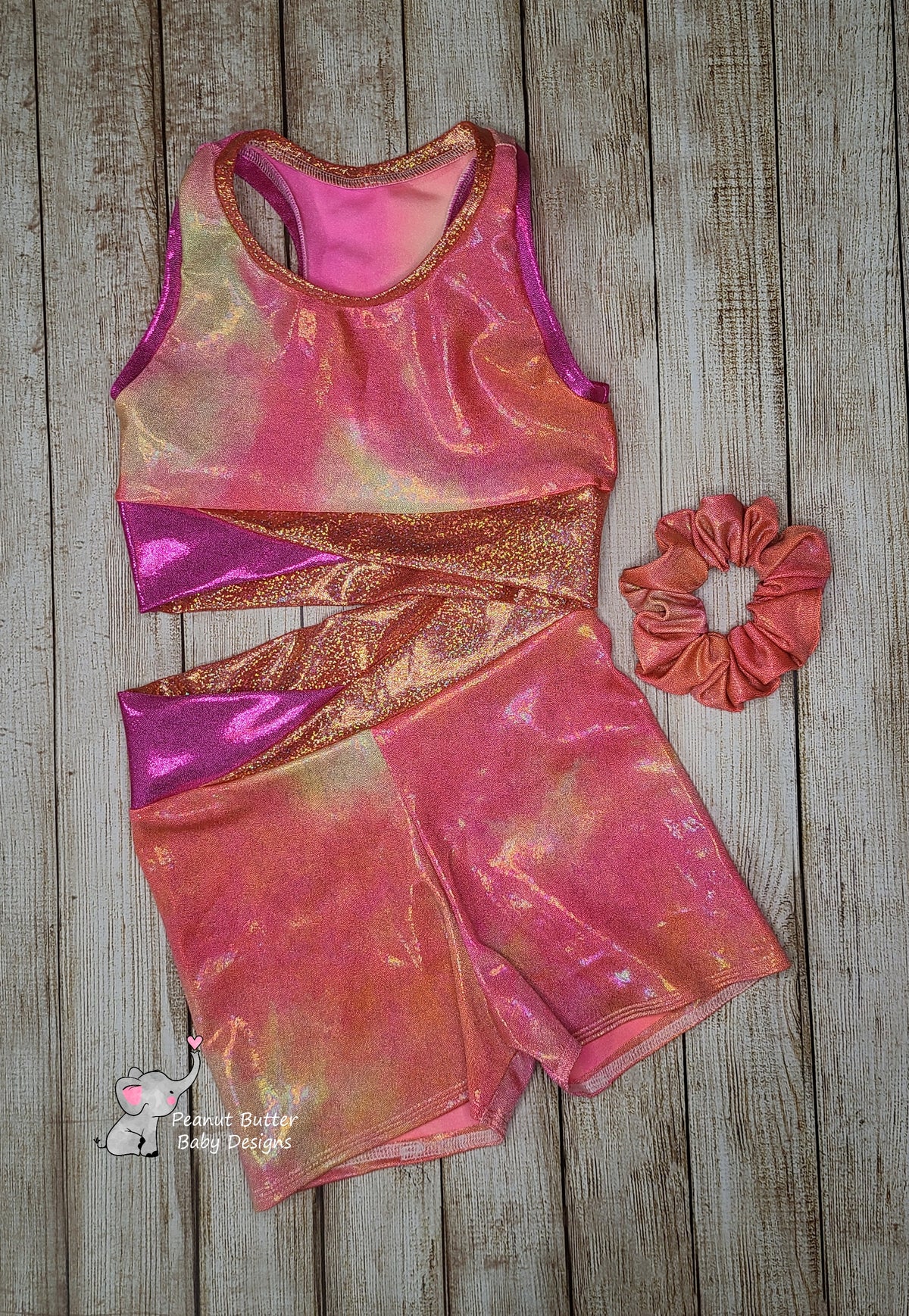 Pink/Orange Tie-Dye Athleticwear