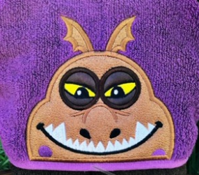 Dragon Friends - Rock Dragon Hooded Towel