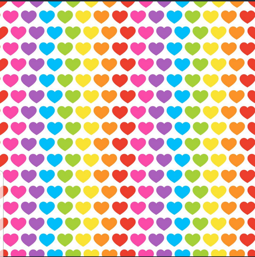 Rainbow Hearts TULLE bottom