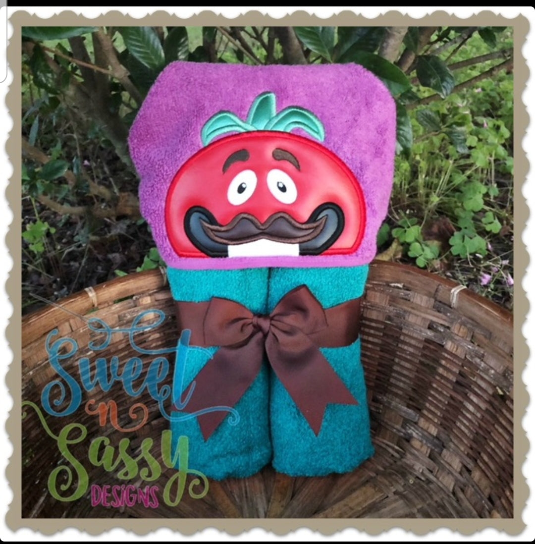 Fortnite Friends- Tomato Hooded Towel