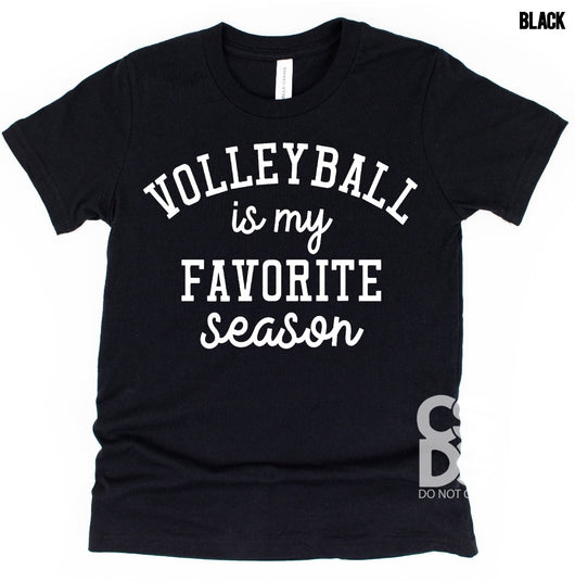 Volleyball is my favorite season  | Youth Screen Print
