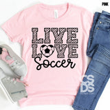 Live Love Soccer  | Youth Screen Print