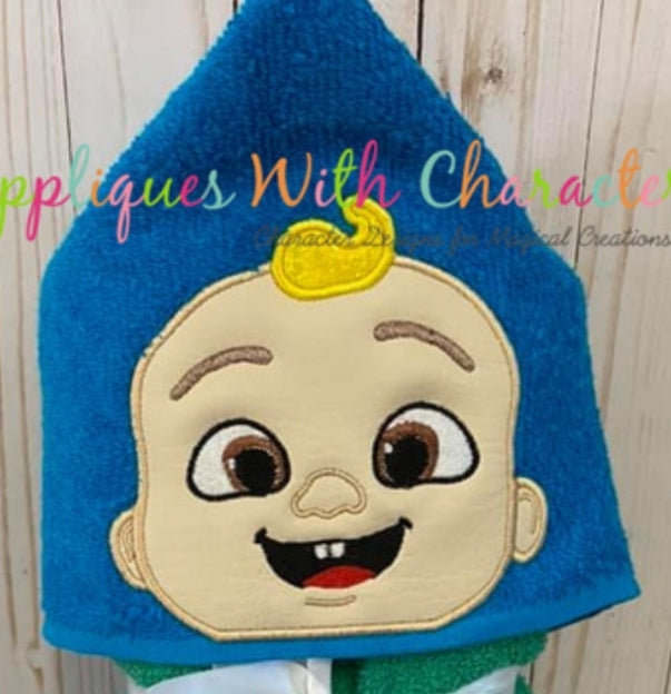 JJ Coco Melon Hooded Towel