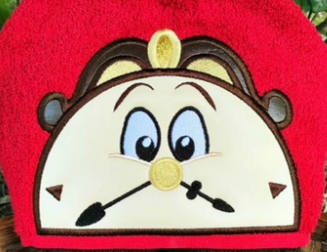 Castle Friends - Clock Hooded Towel