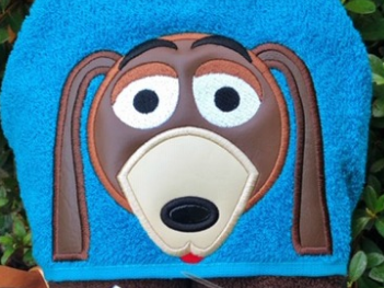 Toy Friends -- Springy Dog Hooded Towel