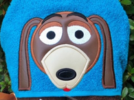 Toy Friends -- Springy Dog Hooded Towel