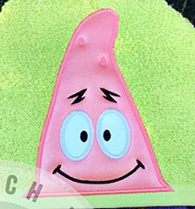 Star Pat Hooded Towel