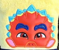 Super Dragon Hooded Towel