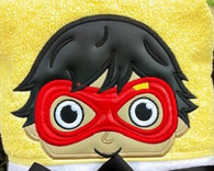 TV Tuber Hero Hooded Towel