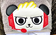 TV Tuber Panda Hooded Towel