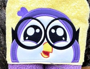 TV Tuber Penguin Hooded Towel