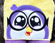 TV Tuber Penguin Hooded Towel