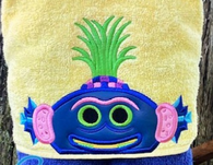 Troll Friends - Techno Troll Hooded Towel