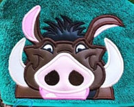 Pride Family - Warthog Hooded Towel