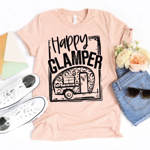 Happy Glamper - Leopard - Screen Print