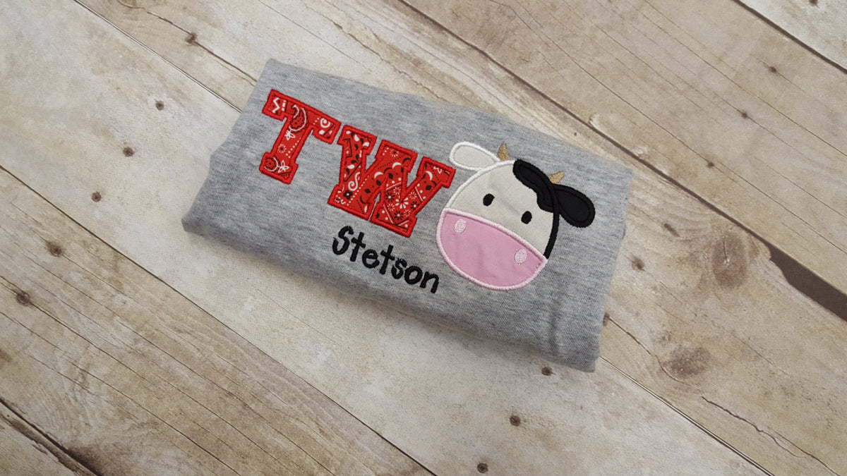 Farm Birthday Shirt - Two