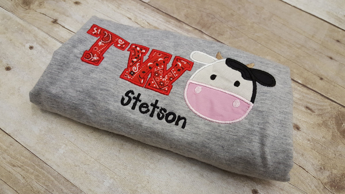 Farm Birthday Shirt - Two