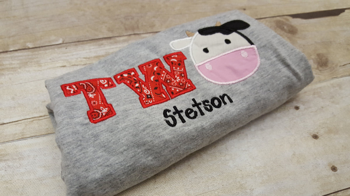 Farm Birthday Shirt - Two