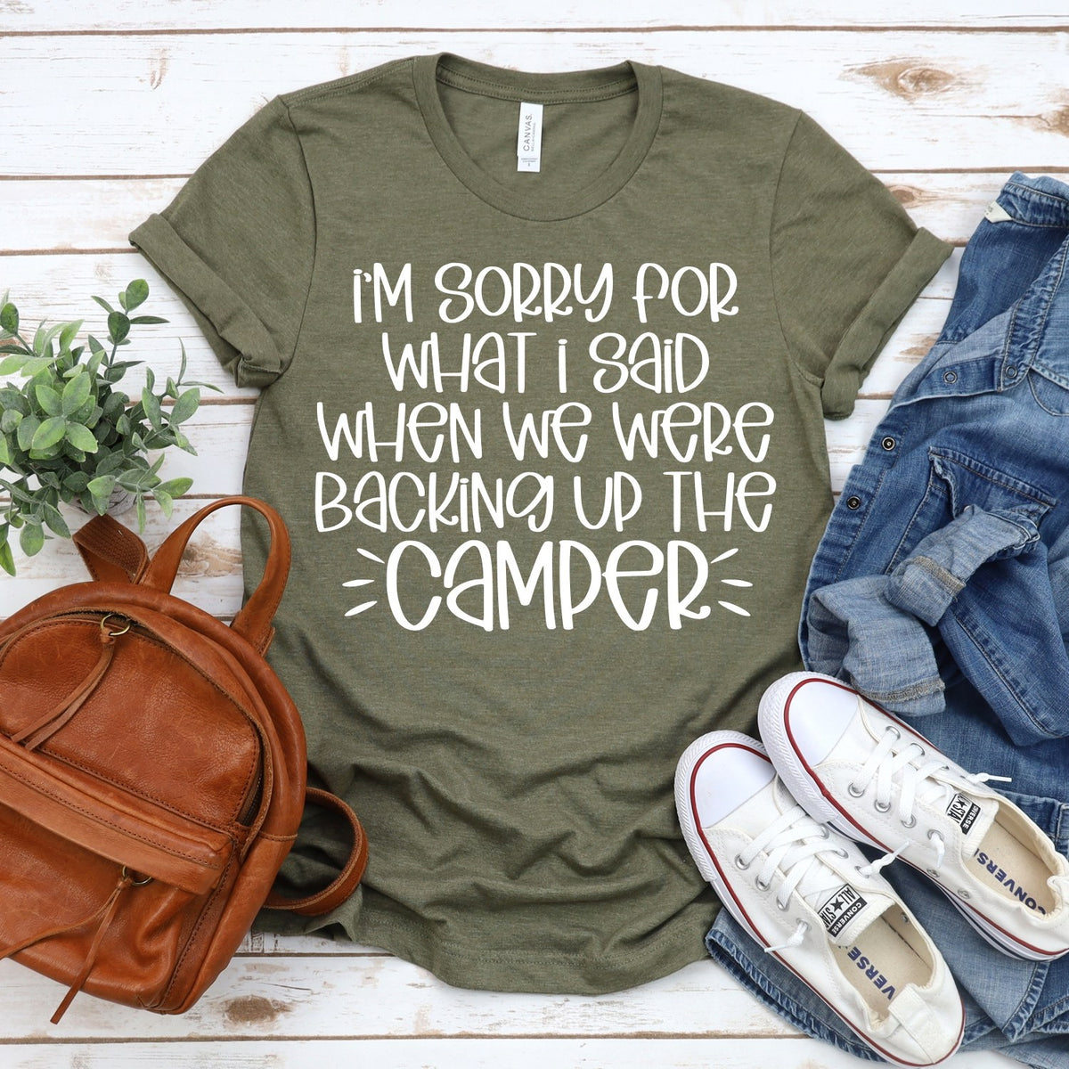 I'm Sorry - Camper - Screen Print