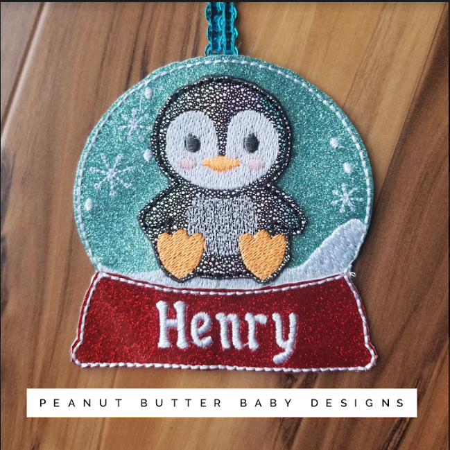 Penguin Globe Ornament