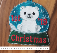 Polar Bear Globe Ornament