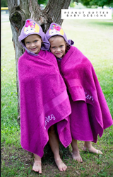 Rescue Chipmunks -Silly One Hooded Towel