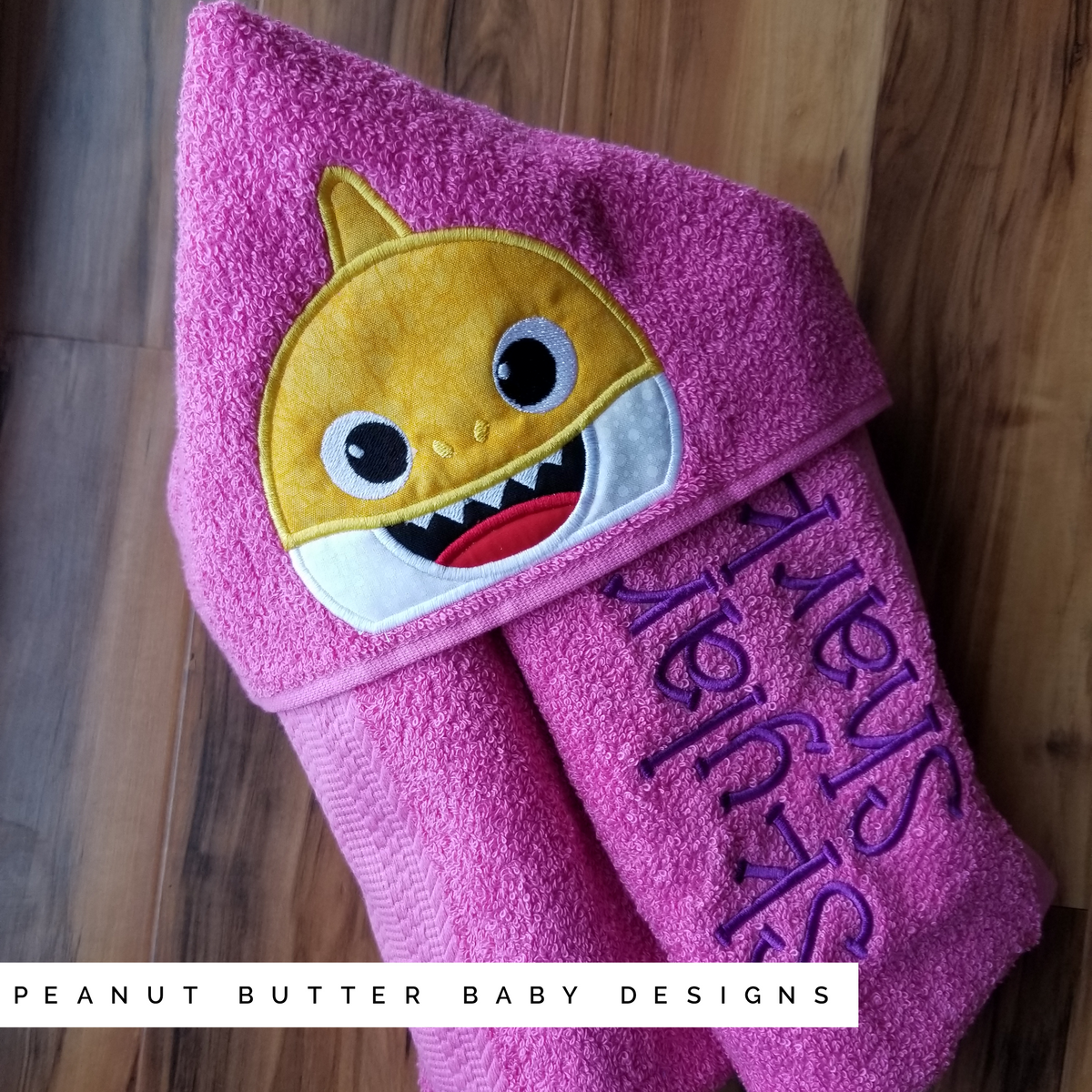 Shark Baby Hooded Towel