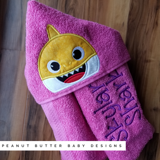 Shark Baby Hooded Towel