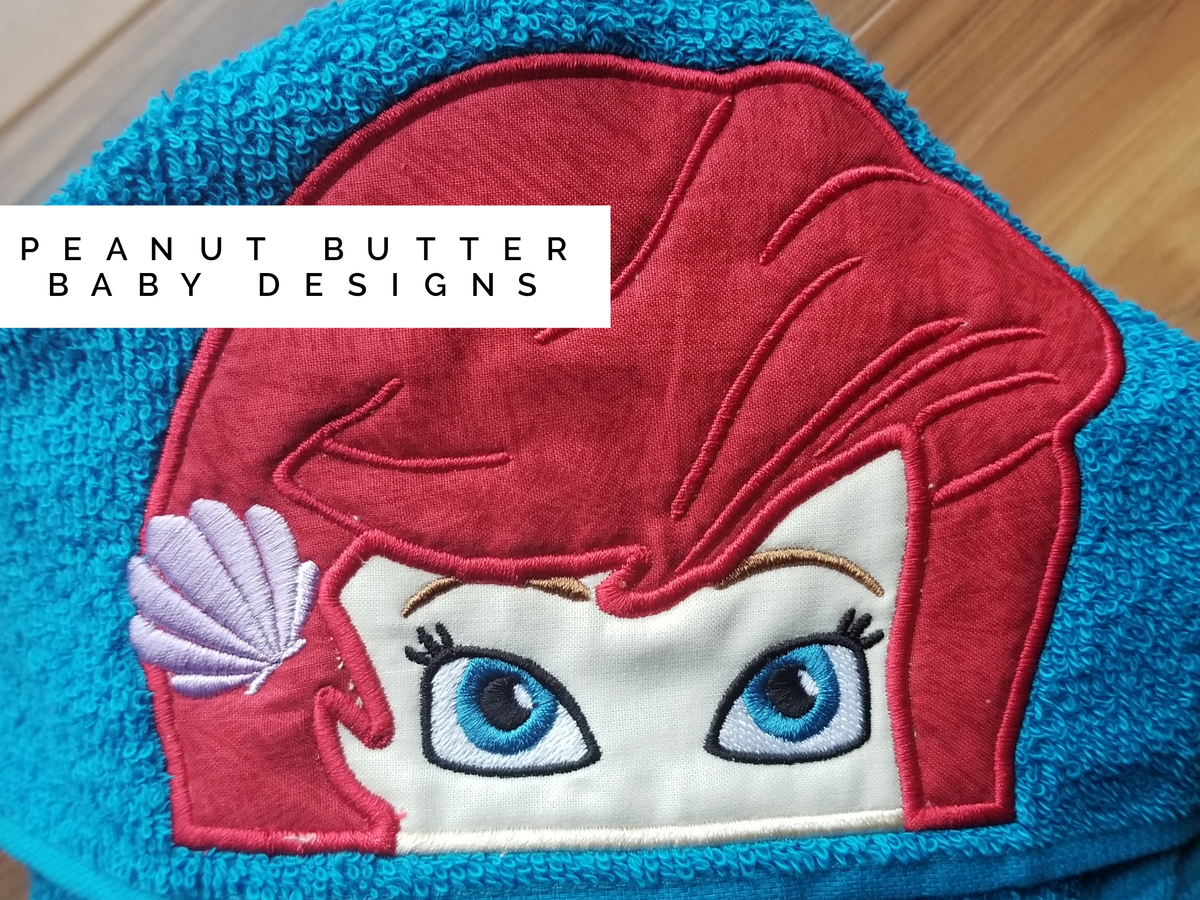 Mermaid Princess Hooded Towel