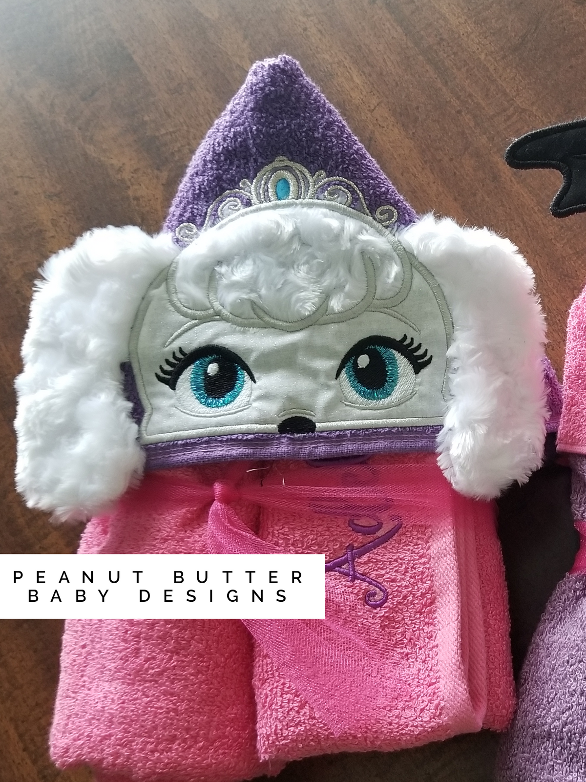 Princess Dog Hooded Towel