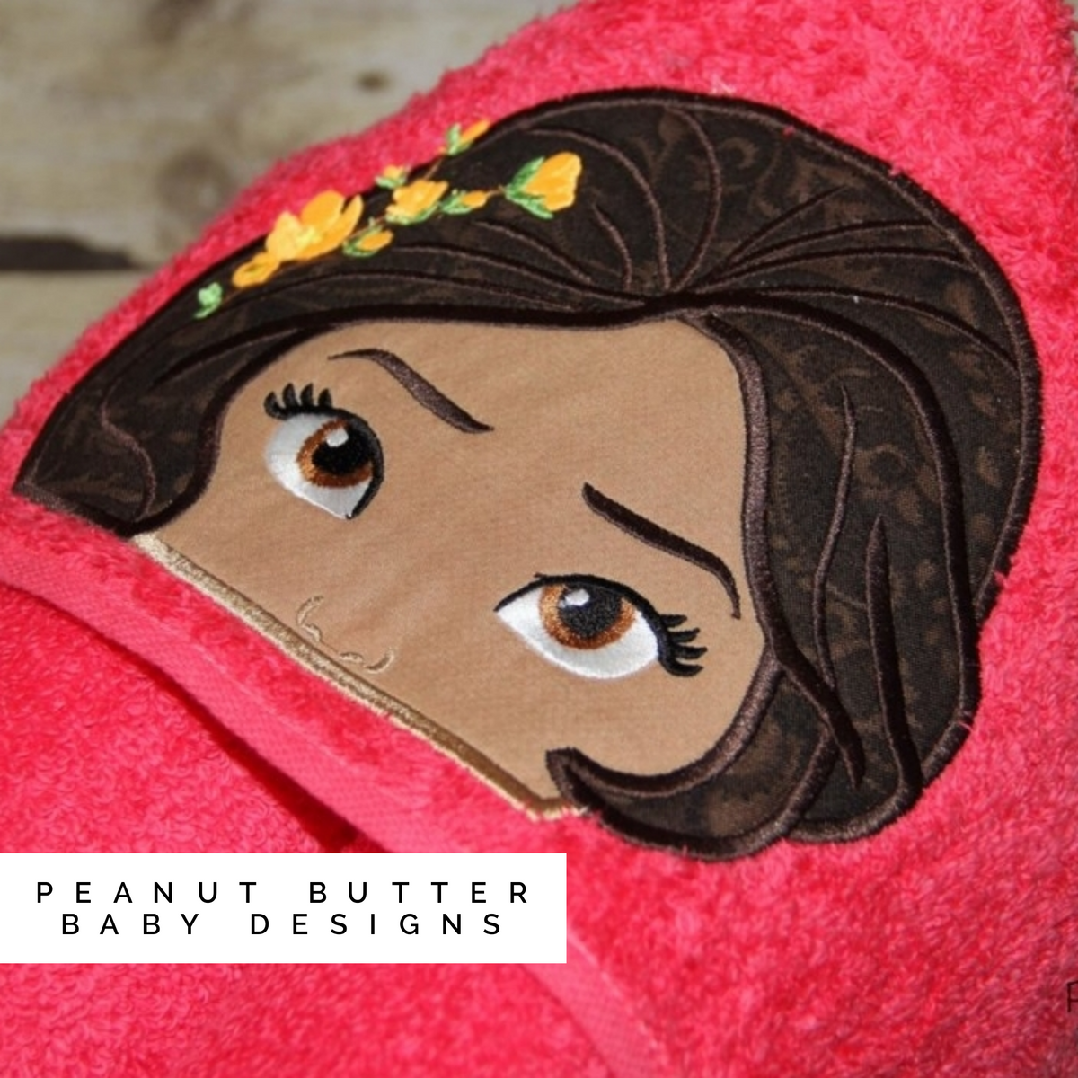 Latina Princess Hooded Towel