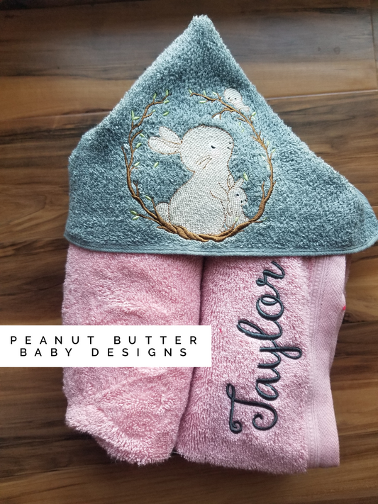 Bunny Hooded Towel