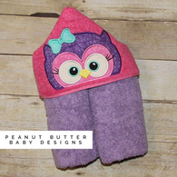 Owl Hooded Towel