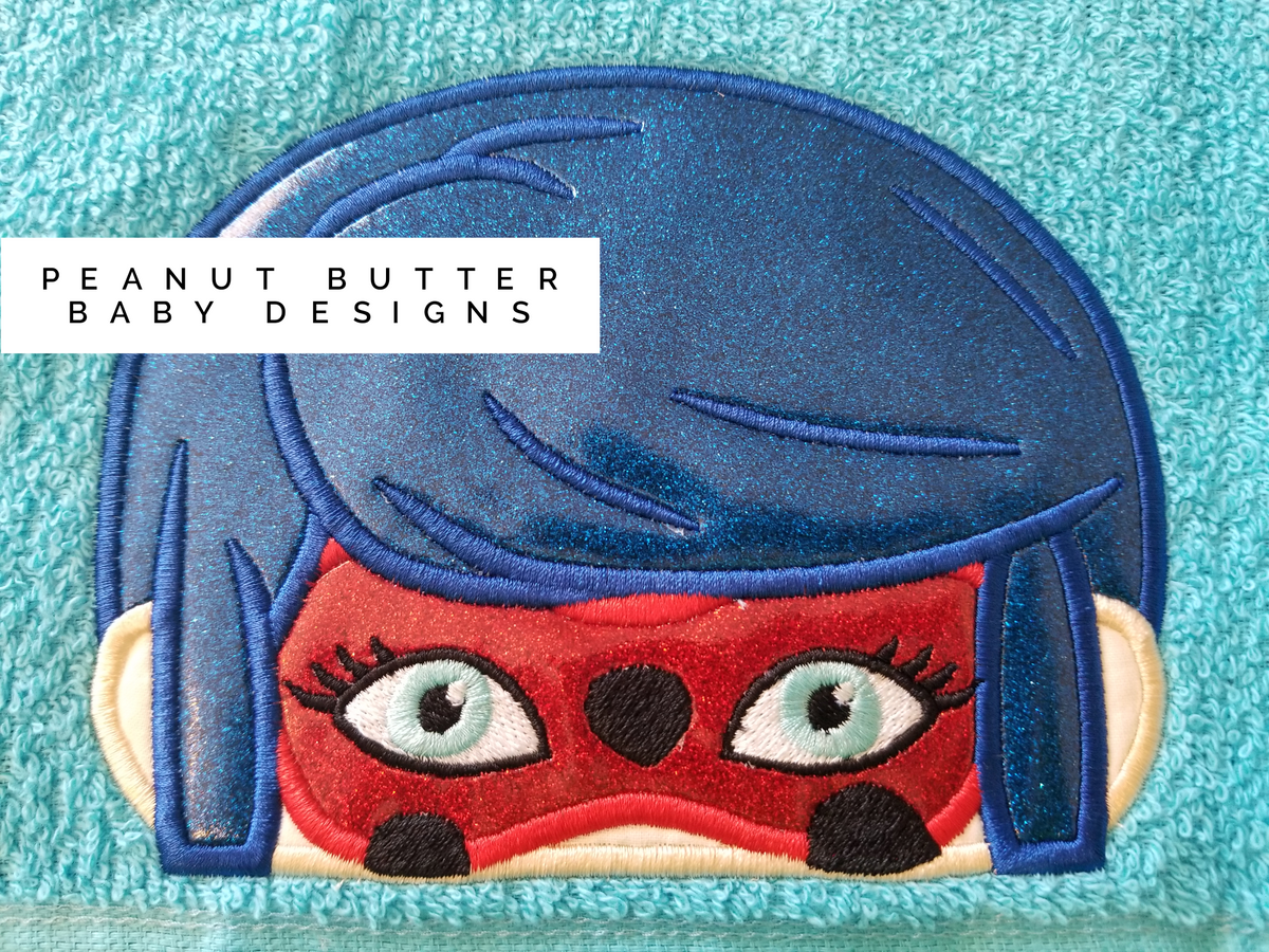 Ladybug Hooded Towel