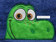 Arlo Dinosaur Hooded Towel