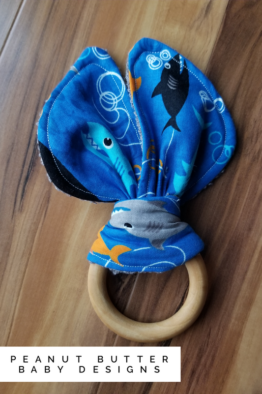 Wooden Teether -Shark