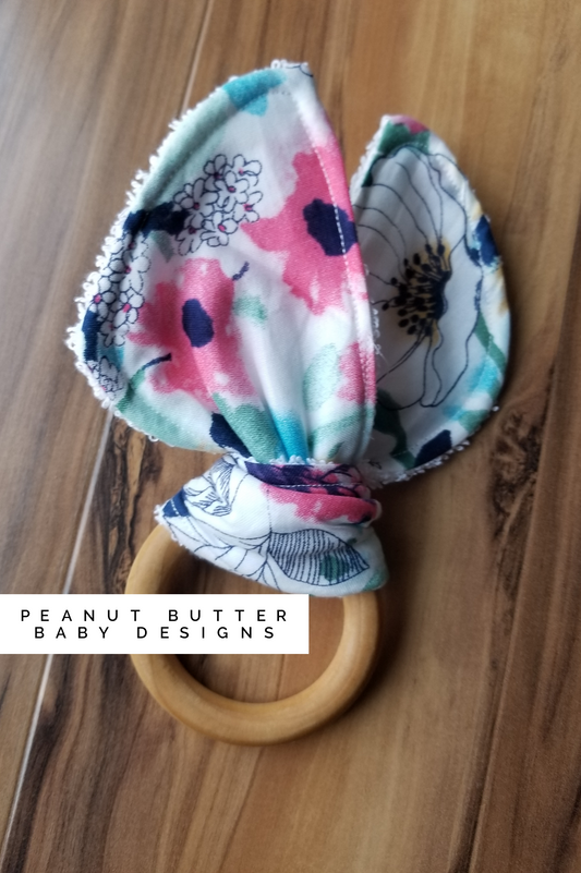 Wooden Teether - Flowers
