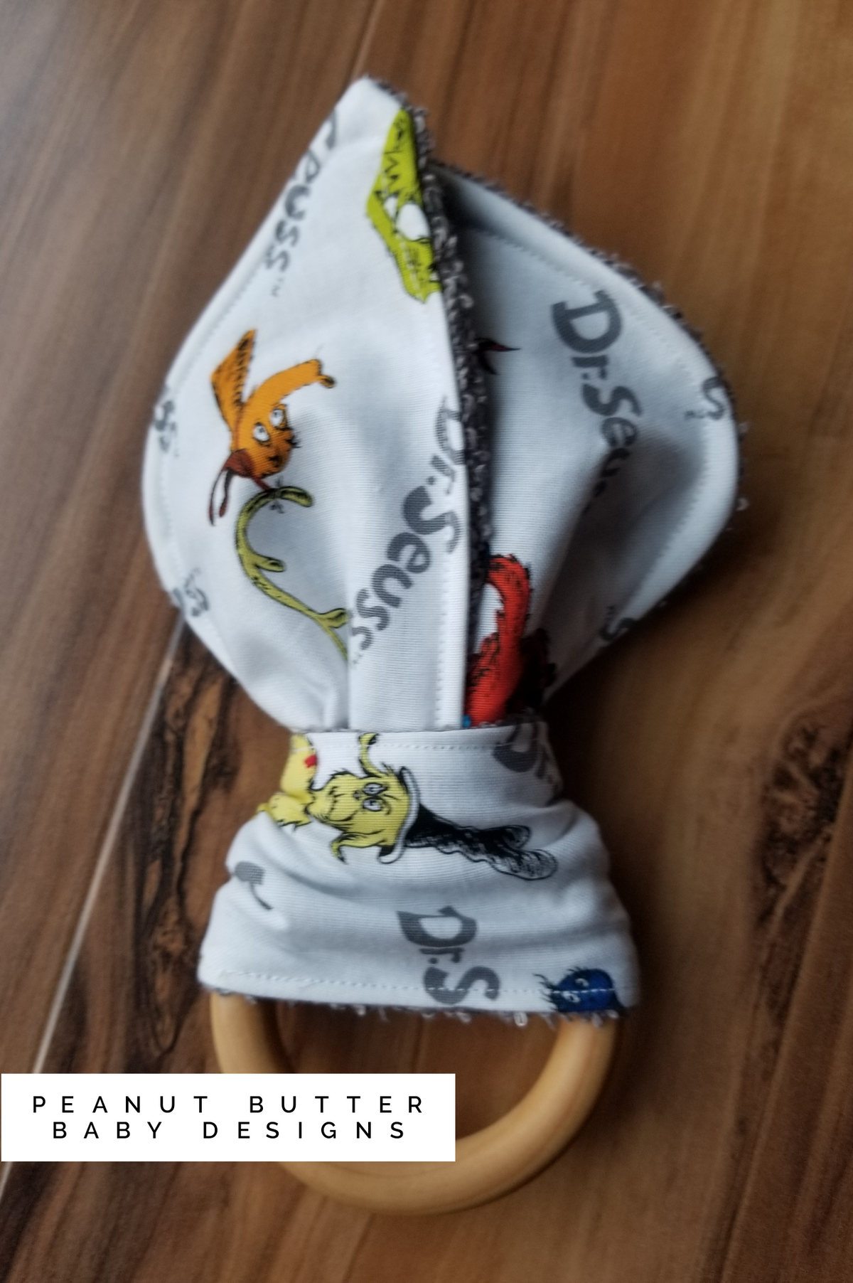Wooden Teether - Dr. Seuss