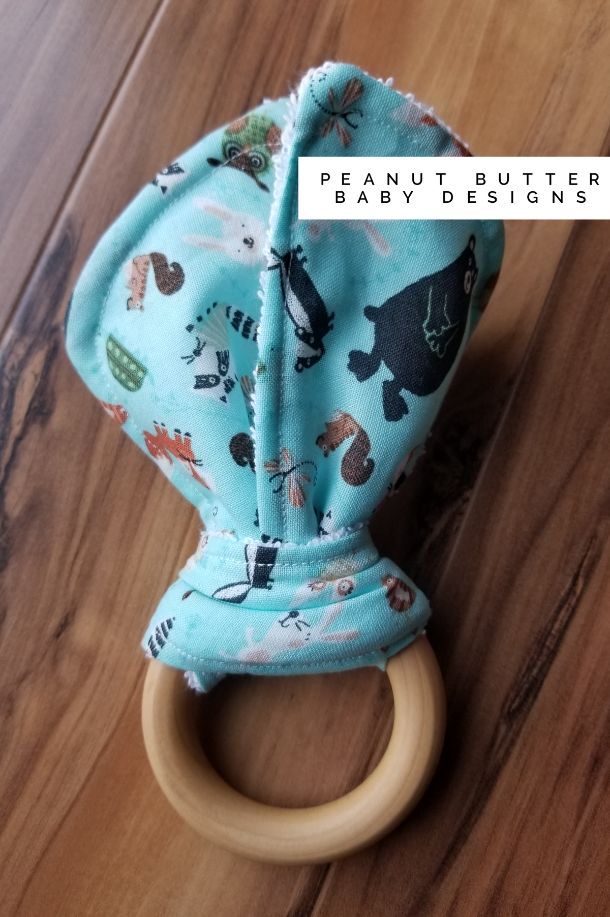 Wooden Teether - Woodland Animals