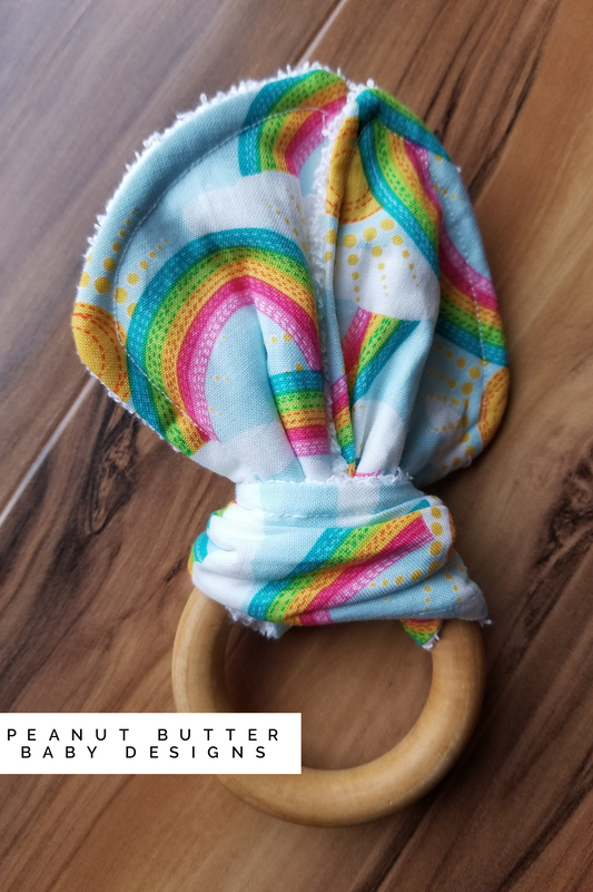 Wooden Teether -Rainbow