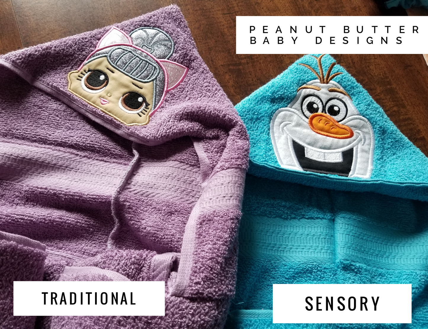 Toy Friends -- Spork Hooded Towel