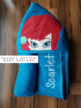 Mermaid Princess Hooded Towel