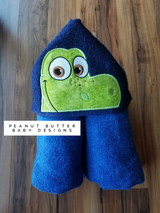 Arlo Dinosaur Hooded Towel