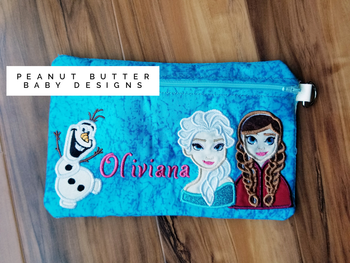 Frozen Friends Zipper Pouch